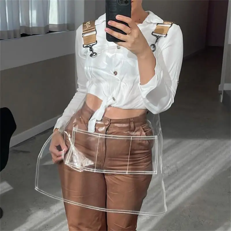 

Модный кухонный фартук, маслостойкие водонепроницаемые домашние фартуки, многоразовые термополиуретановые для кухни, парикмахерской, бариста, товары для дома