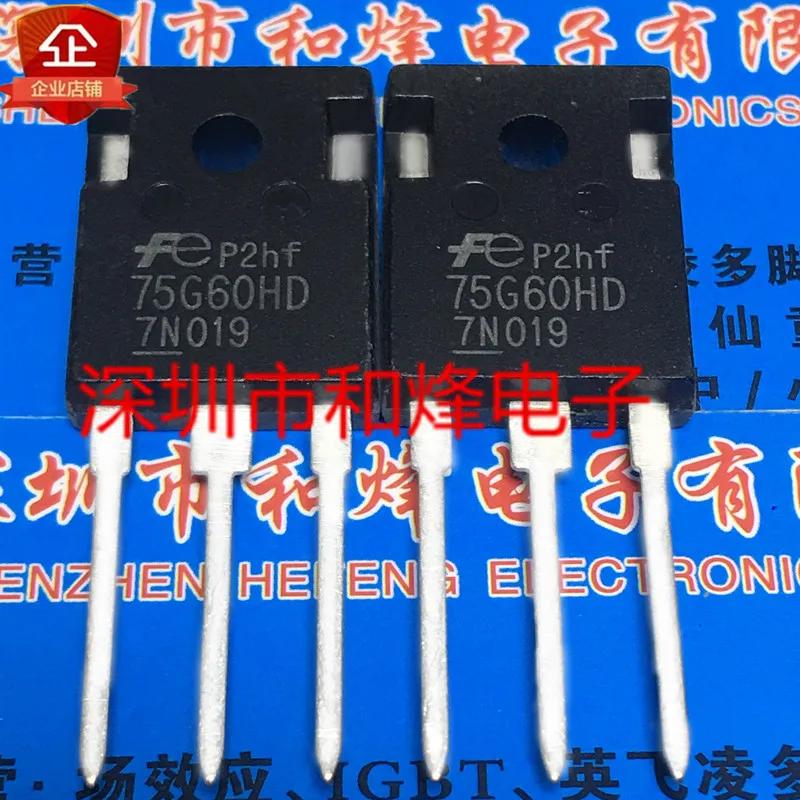 

5 шт. 75G60HD FGW75N60HD TO-247 600V 75A