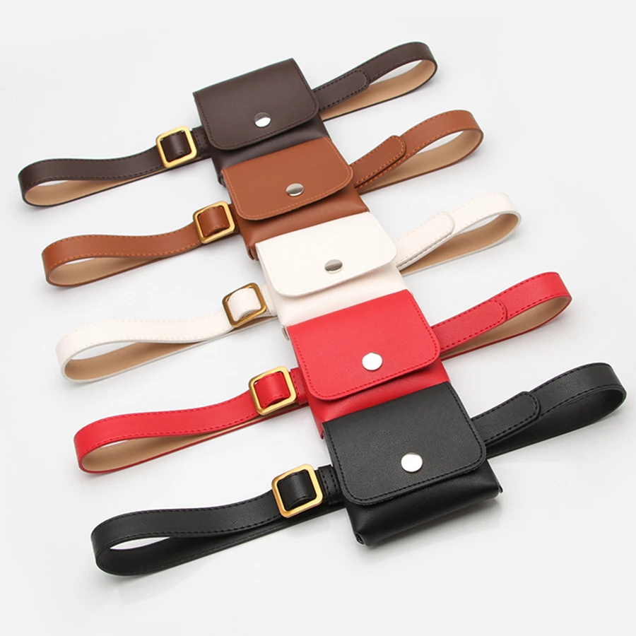 

Women Small Waist Pack Leather Luxury Women Belt Bag Coin Purse for Women Casual Chest Pack Pouch Female شنط نسائي
