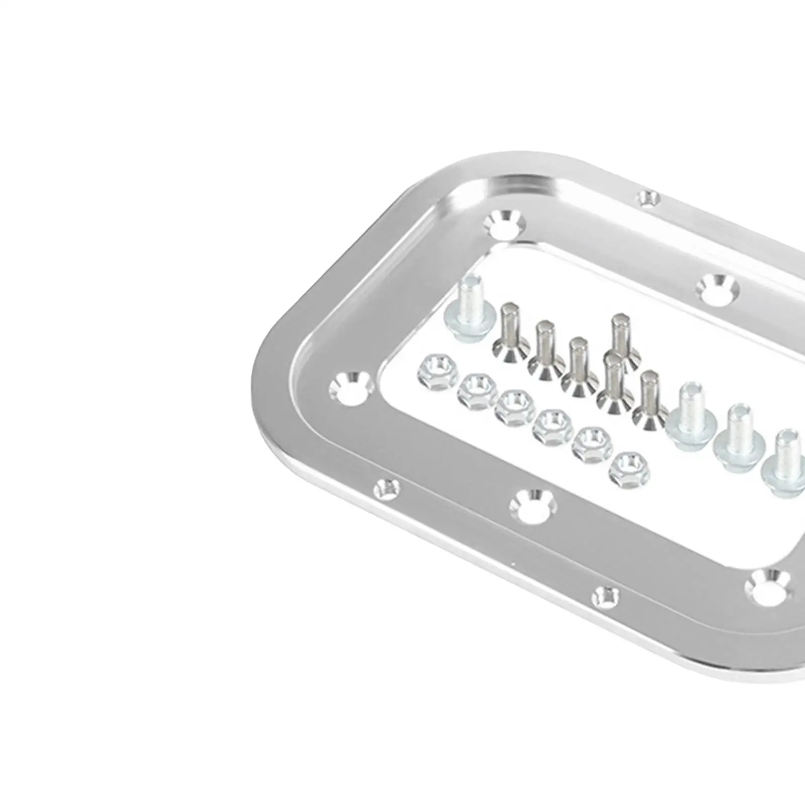 Battery Relocation Tray Battery Hold Down Mount Easy Installation Aluminum Alloy