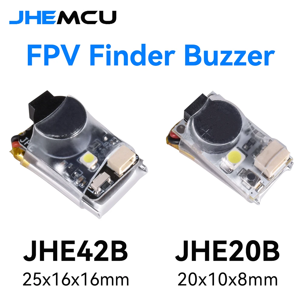 JHEMCU JHE42B/JHE20B мини-видоискатель 5 в супер громкий анти-потеря зуммер трекер 110 дБ w/Φ будильник для радиоуправляемого дрона FPV