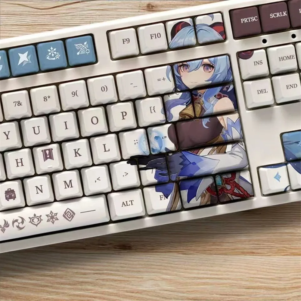anime keycap teclado mecânico para cereja mx