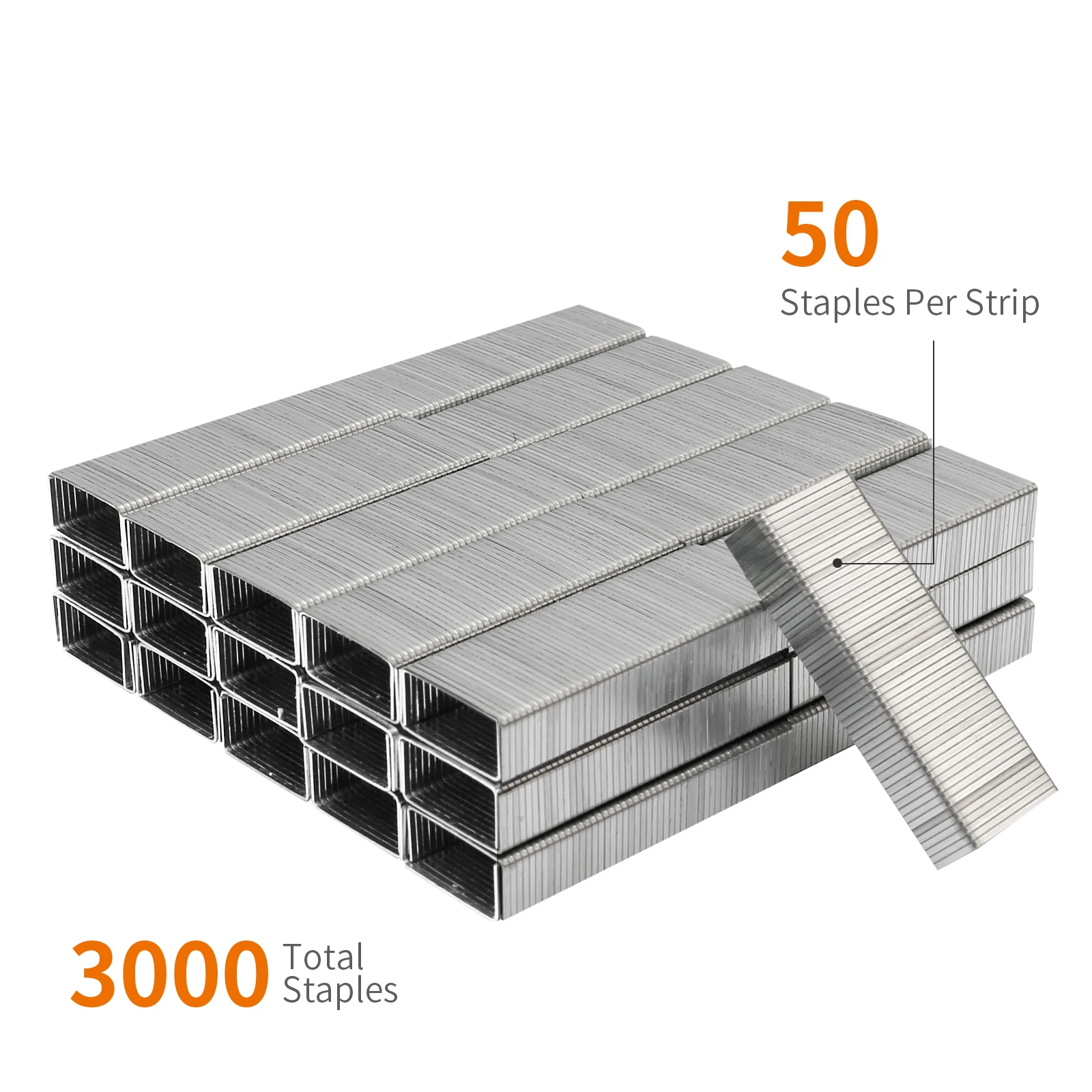 Eagle No.24/6 Staples 1/4&rdquo; leg 3000 Pieces 3-Box Bulk Pack 1000 Pcs per Box Office School Binding Accessories stapler pin