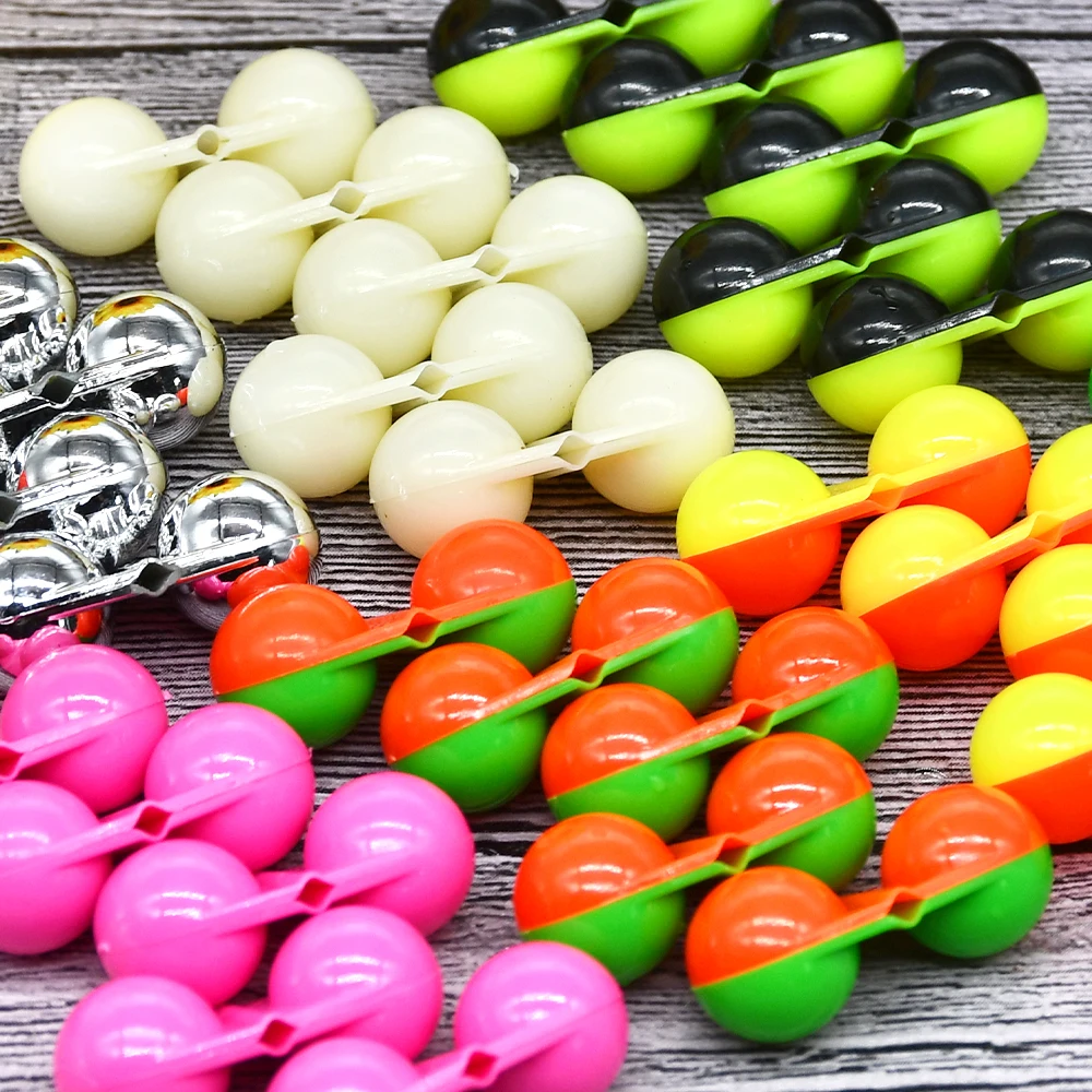 30PCS Fishing Double Rattle Portable ABS Sea Fishing Attractor