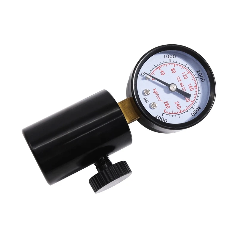 Air Tank Pressure Checker Scuba Diving 4000 PSI Gauge Regulator Tester Alat Test