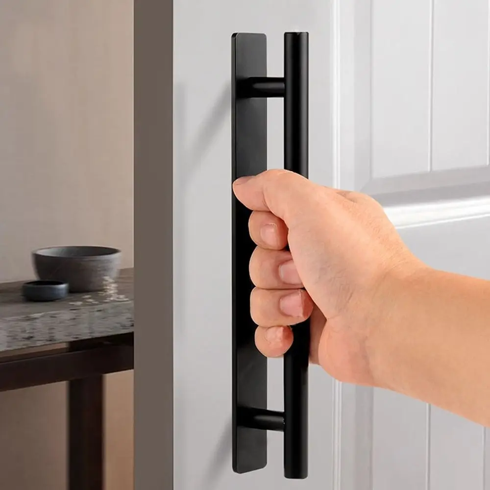 Türgriff aus Aluminium legierung neue stanz freie selbst klebende Schiebetür knauf beschläge Multifunktion ale Tür lenker tür – Detail 5