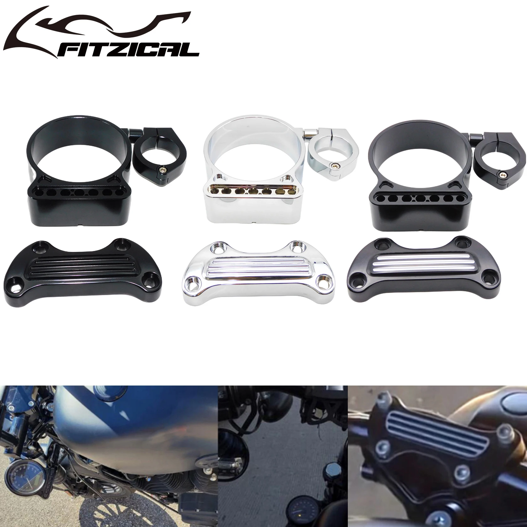 Soporte Para Reubicar Velocímetro De Harley Sportster 883/1200 - Aluminio CNC, Para Modelos 2004-2020