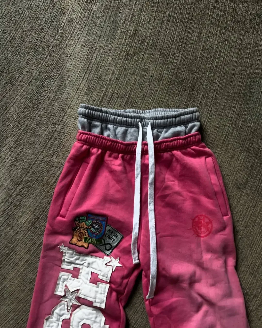 Vibe Style Letter Embroidery Design Pants American Hip-hop Streetwear Straight Sweatpants Men Loose Casual Full Length Trousers 3