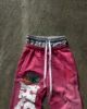 Vibe Style Letter Embroidery Design Pants American Hip-hop Streetwear Straight Sweatpants Men Loose Casual Full Length Trousers 3