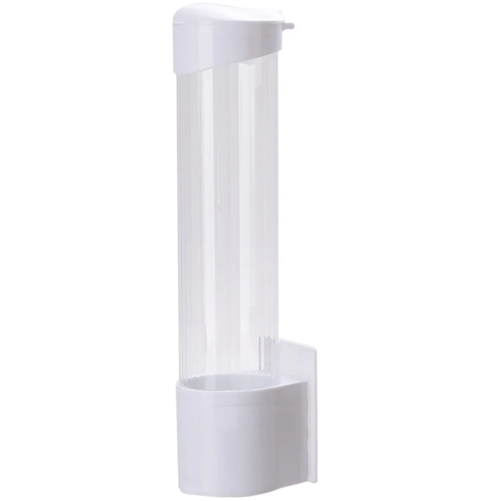 Double Disposable Cups Holder Dispenser Plastic Paper Storage Wall No Punch Rack Mugs cup storage holder paper cup dispenser