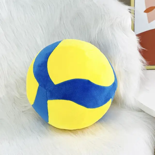Simulatied Volleyball Plush Toys Ball Plush Toy Cute Volleyball Props Pillow Accompany Kids Soft Gifts for Boys Girls Room Decor 2