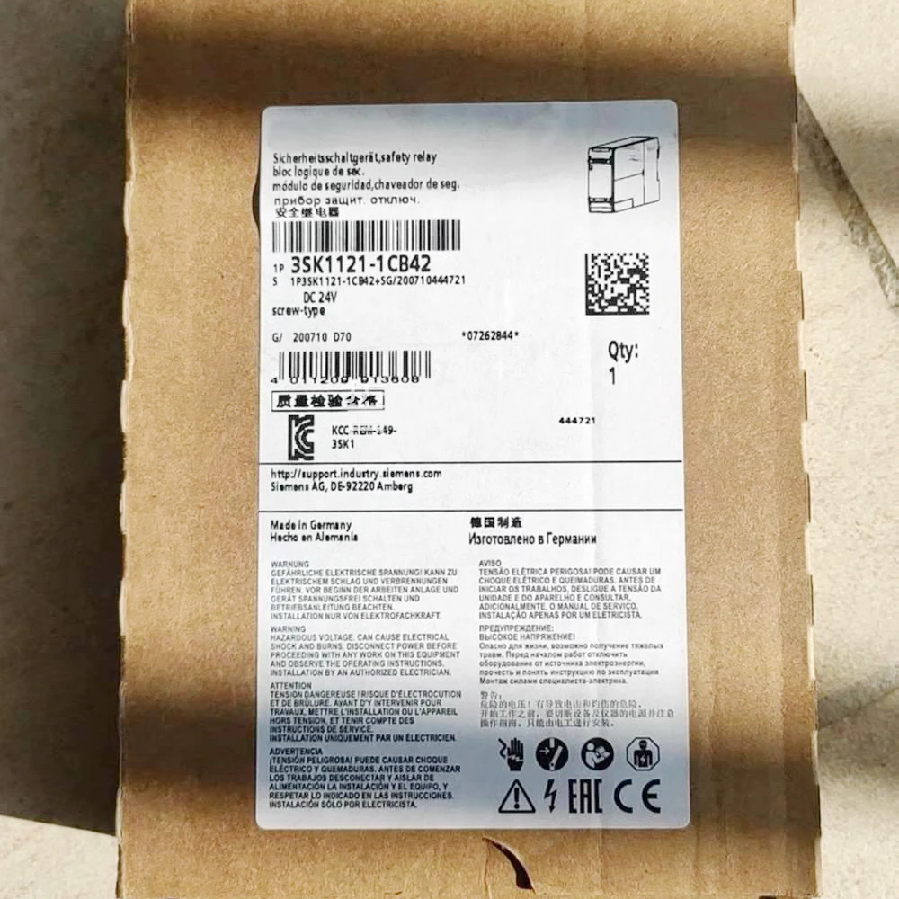 3SK1121-1CB42 For SIEMENS SIRIUS Safety Relay Basic Unit Advanced Serie 2 3SK1121 1CB42 For SIEMENS SIRIUS Safety Relay Basic Unit Advanced Serie