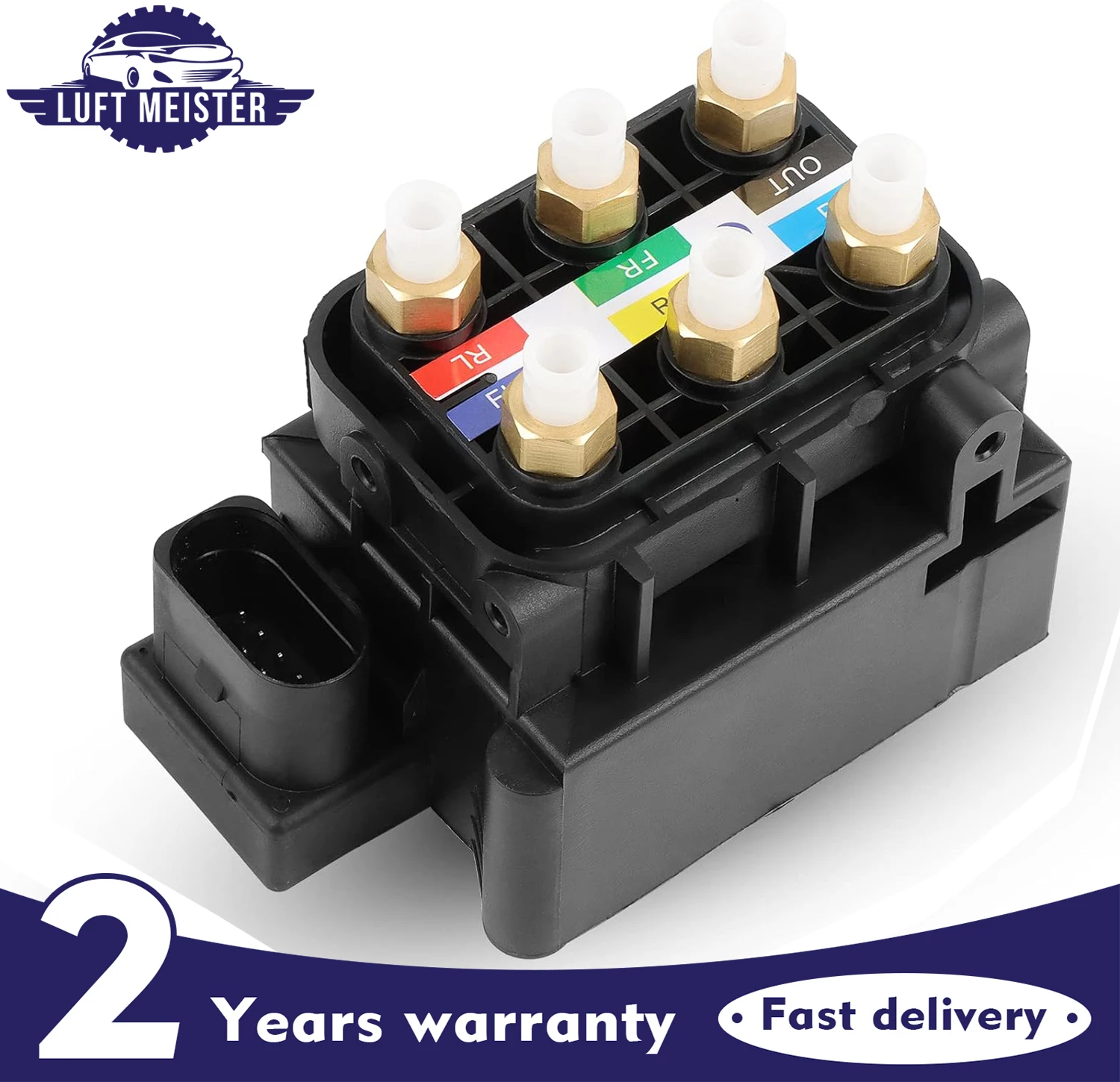 

7L0698014 Air Suspension Compressor Solenoid Valve Block For Audi Q7 Porsche Cayenne VW Touareg