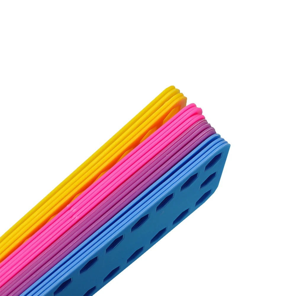 36 Hexagonal Holes Thread Coiling Plate Solid Color Plastic Winding Board Tools Sewing DIY Cross Stitch Embroidery Accessories