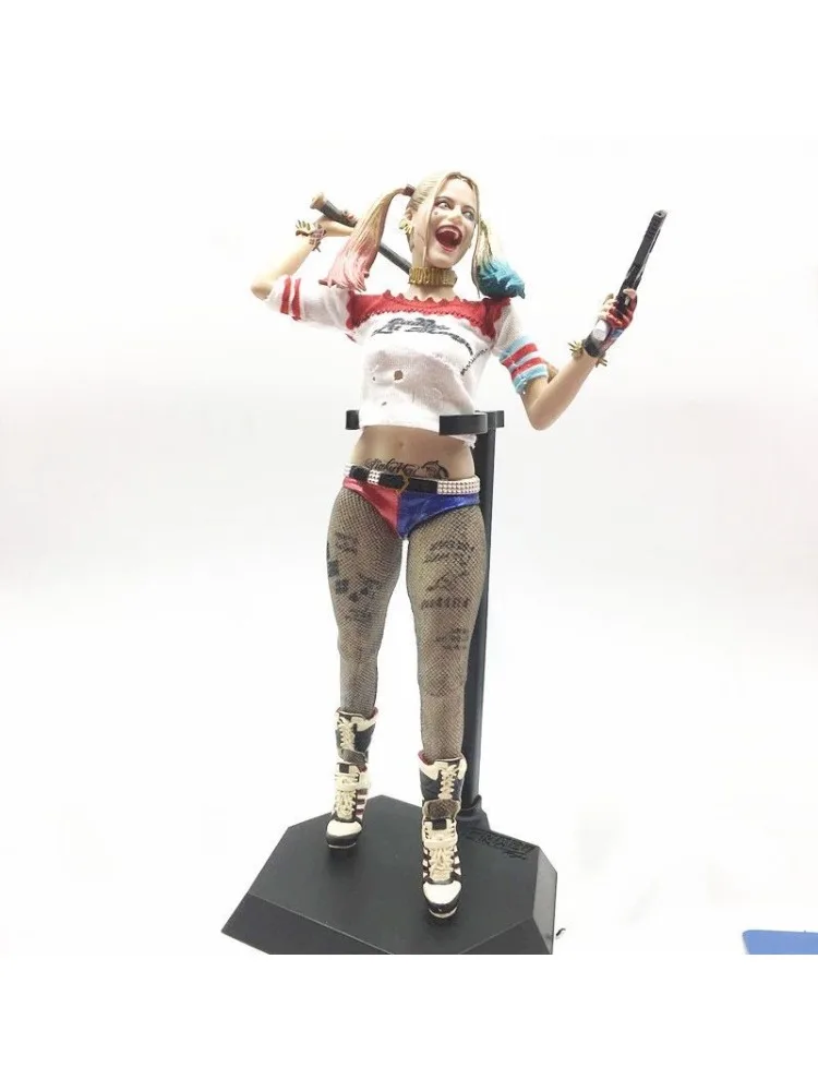 Figura de 30 cm del Escuadrón Suicida de Marvel Comics Harleen Quinzel, figura de anime de Detective Comics, modelo de PVC, colección de muñecas, juguetes de regalo