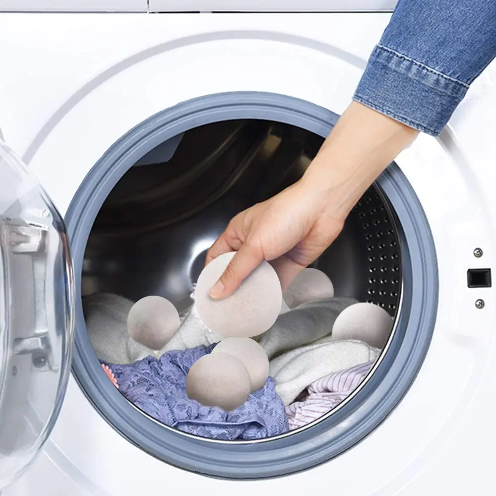 3-pack Wool Dryer Balls-7cm Reusable Softener Laundry Laundry Ball Home Washing Balls Wool Dryer Balls laundry ball for detergen laundry ball