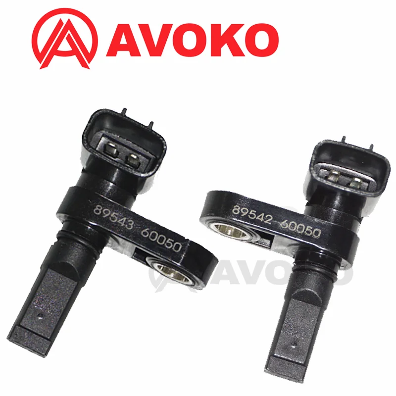 2pcs 89543-60050 89542-60050 Abs Wheel Speed Sensor Front
