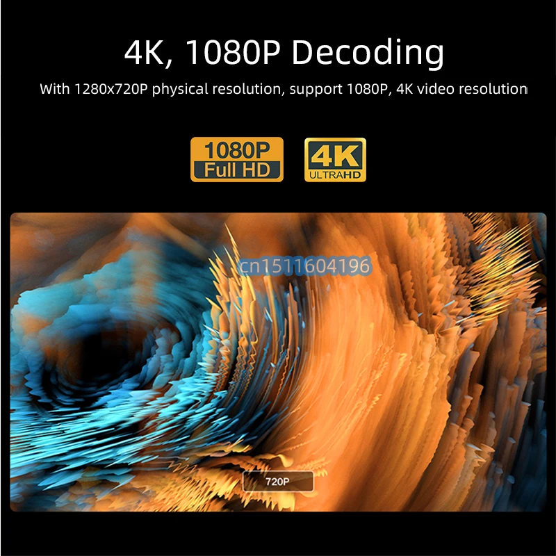 AUN A003 Super Android 11 Projector Portable Mini WiFi videoprojector 3D Cinema LED Home Theater Support Full HD 1080P 4k Movie