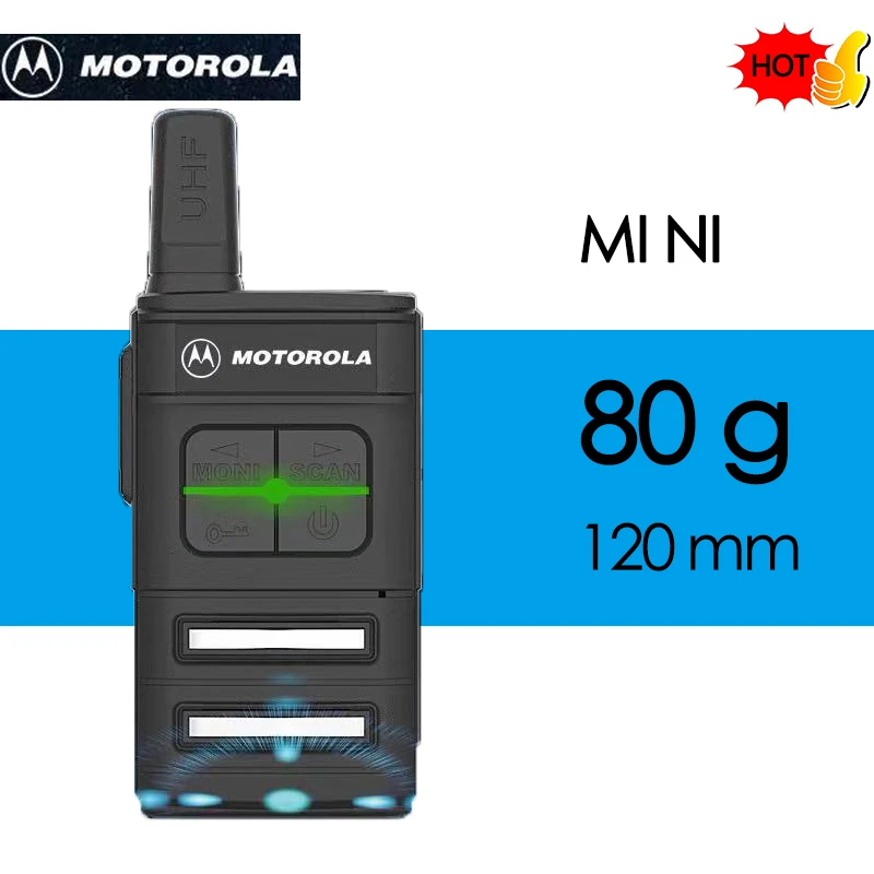 

MOTOROLA walkie talkie Двусторонняя радио Строительная площадка, туристическая уличная портативная мини-рация для гражданского пользования
