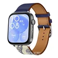 Blue white patte