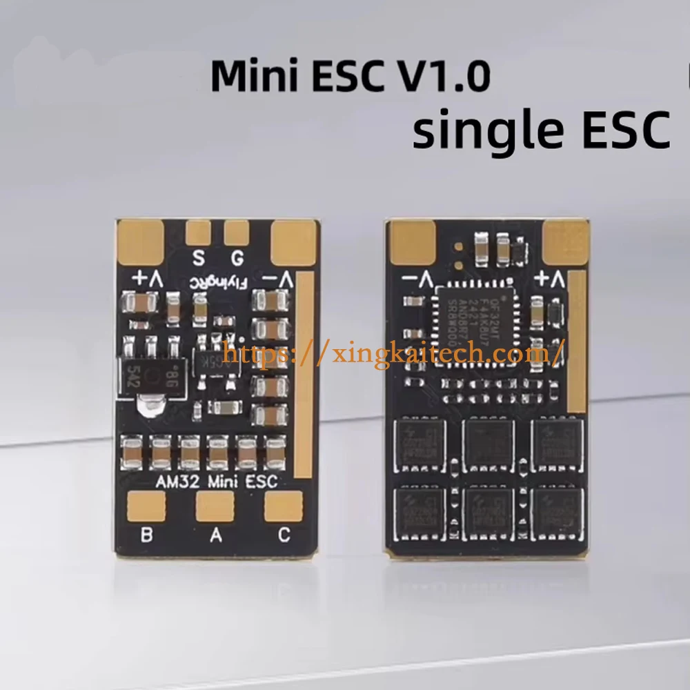 Mini ESC 40A 32Bit installé sur un drone FPV avec F4Wing FC