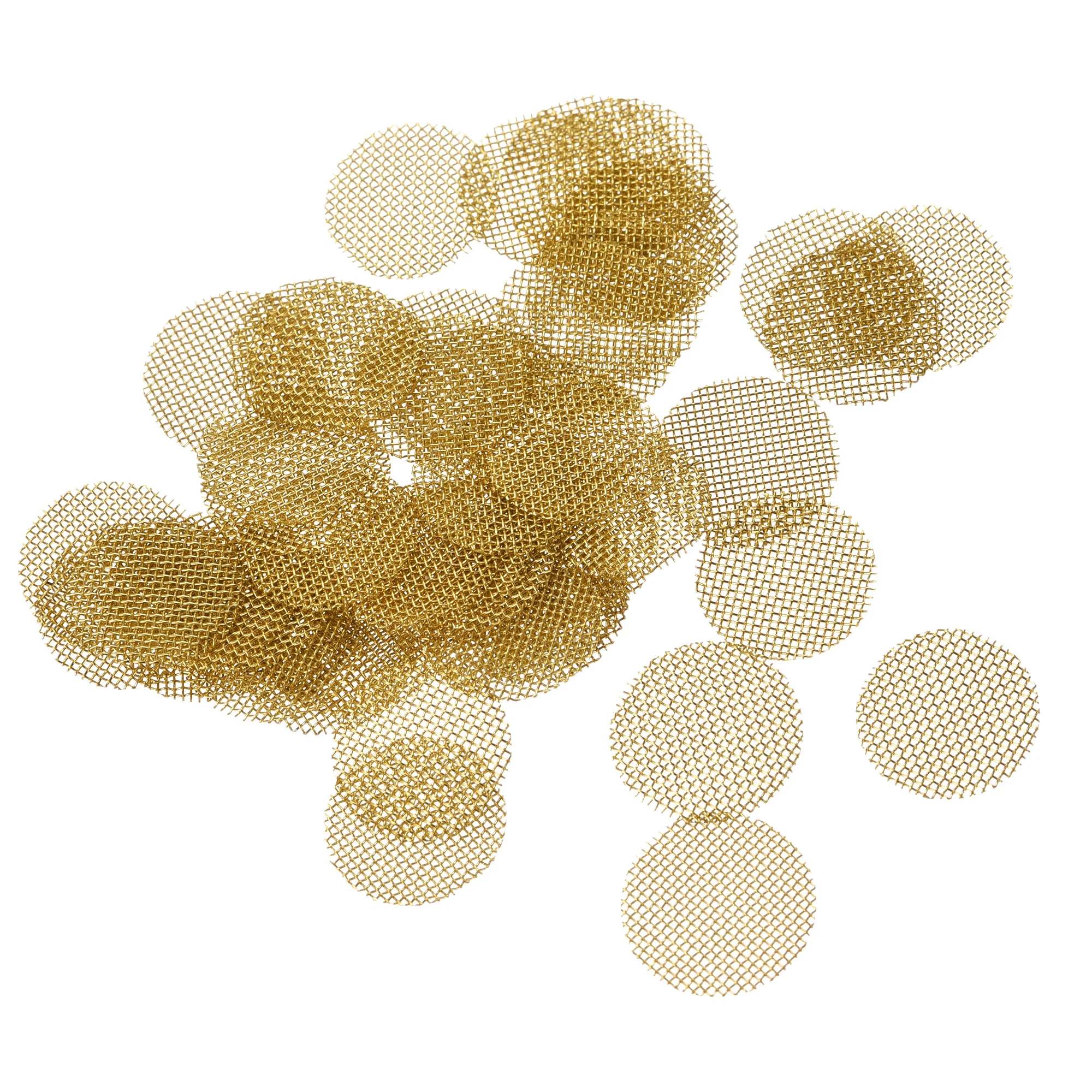 Schermo Per Tubi Uxcell Schermi In Ottone Diametro 9.5Mm Per Filtro Per Tubi, Confezione Da 50 Pezzi