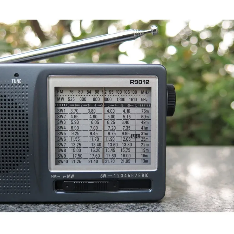 FM Radio VIKEFON R-9012 FM/AM/SW 12 Bands Rechargeable Portable Pocket High Sensitivity Receiver Mini