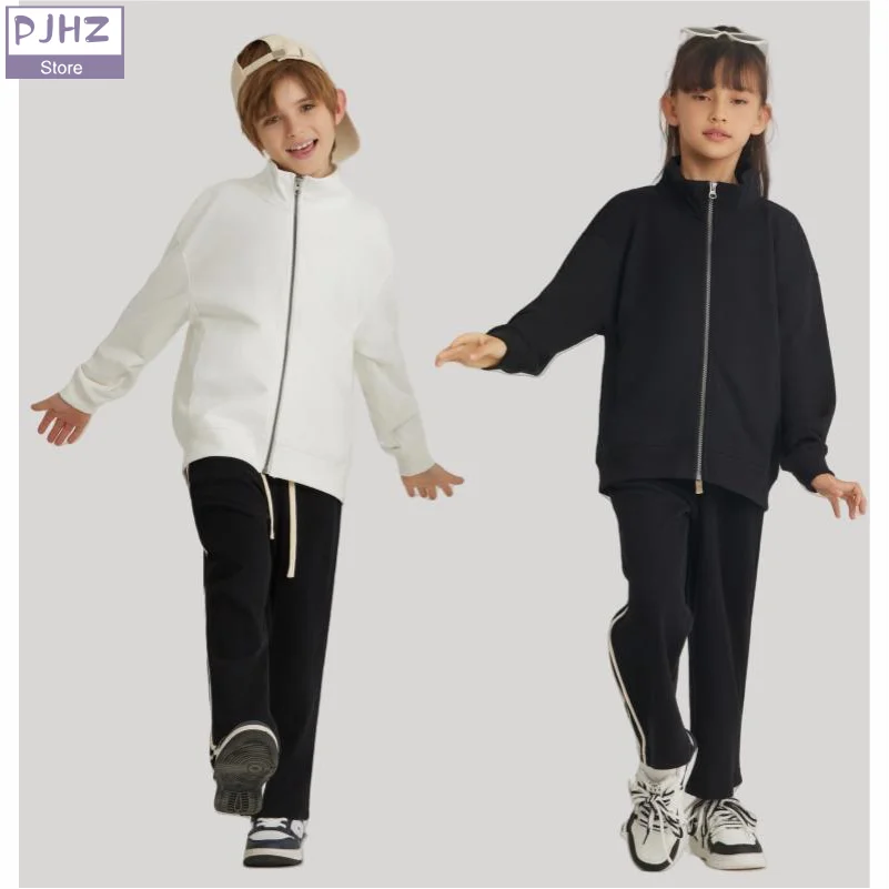 Skin-friendly Pure Cotton Long-sleeved Coat Wool Stand-up Rail Sweater Jacket High-quality Autumn And Winter Sweater Custom Logo 3