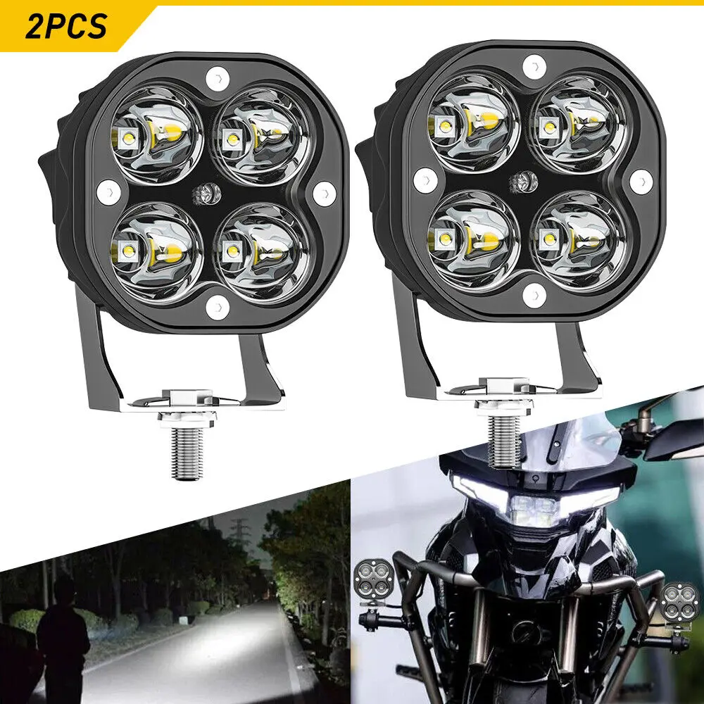 3 Pollici Mini Led Work Light Square Car Yellow White Spotlight 12V 24V Off Road Fendinebbia Per Lada Truck 4 X4 4Wd Accessori Per Auto