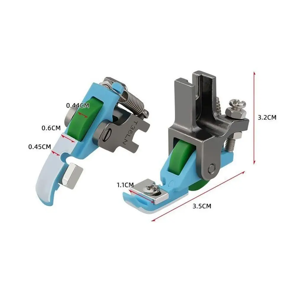 Plastic Wheel Zipper Guide Roller Presser Foot for Industrial Sewing