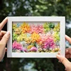 1Roll PET Borders Loop Stickers Supplies Landscaping Tape Decoration Shrubs Handbook Series Plant Material Scrapbook 50mm*2m 4