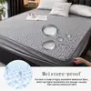 Waterproof Thicken Mattress Pad Protector Skin-Friendly Durable Fitted Sheet Bed Cover Latex Mat Cover 120x200 150x200 180x200 4