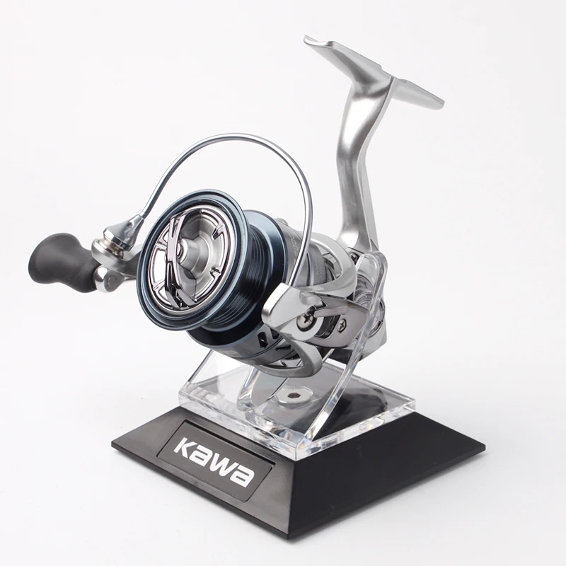 Kawa New Fishing Reel Stand Shelf Display For Spinning / Casting Wheel Size 9x9x7.7cm Reel Accessory PMMA Materails Plastic Seat