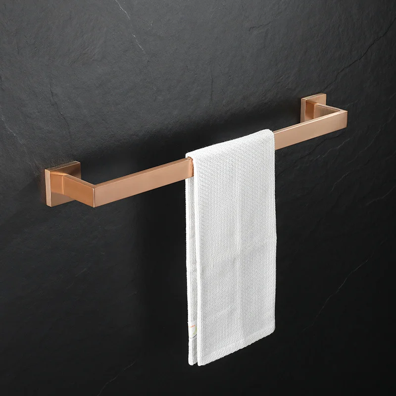 Towel Rack Towel Hanger Bath Holder Wall Hanging Bars Stainless Steel Bathroom Shelf Kitchen Cloth Rack