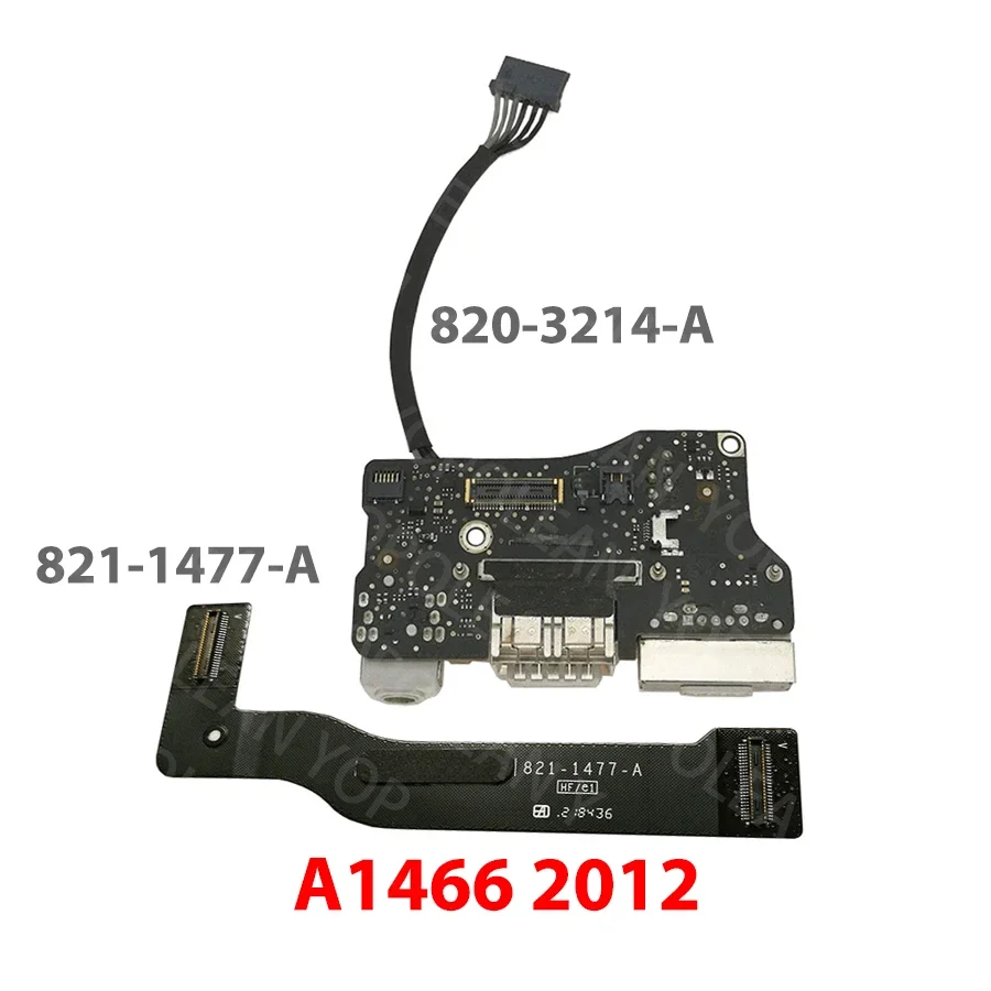 olivins I/O DC ジャックボード交換用 MacBook Air 13 インチ A1466 電源ボード Mid 2013 Earl DCパワージャック I&frasl;O USB-Cボードフレックスケーブル 交換用 MacBook Pro 13インチ 15インチ 16インチ A1989  A1990 A2141 A2159 A2251 A2289 A2338 820-01646-02,01646-A,8282 0-0111 61-04