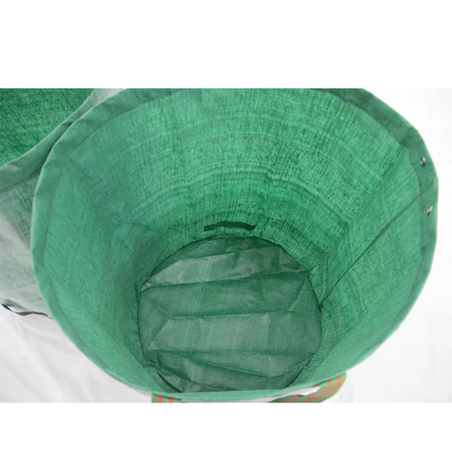 120L Nagy Kapacitású Kerti Táska Újrafelhasználható Levélzsák Szemét Can Összecsukható Szeméthulladék -Gyűjtemény Konténer Tároló - Image 2