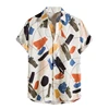 Men's shirt lapel summer short-sleeved new style for work, daily casual, breathable, comfortable, simple and fashionable 1