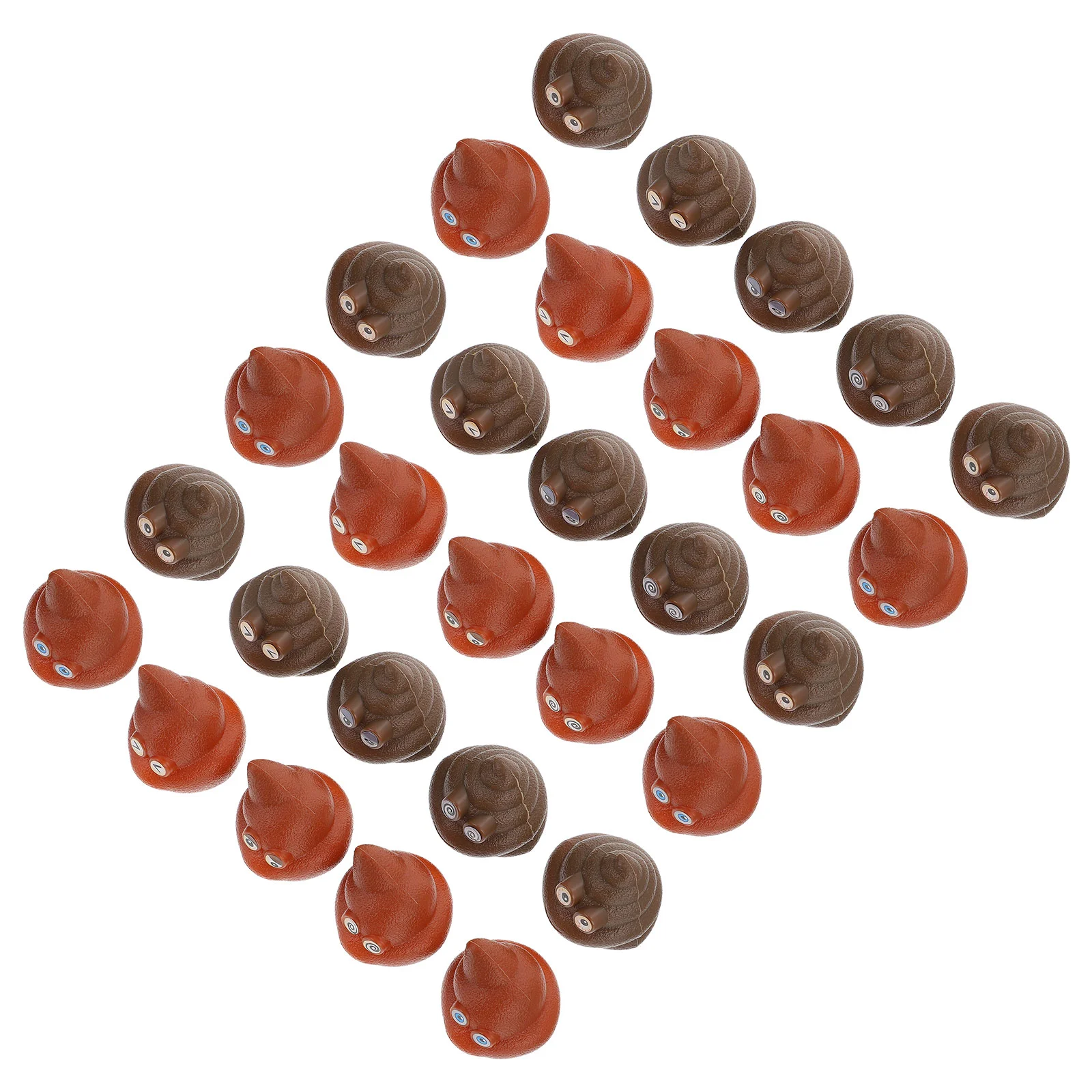 

40Pcs Funny Poo-shaped Toys Imitation Poop Toys Creative Poop Prank Plaything