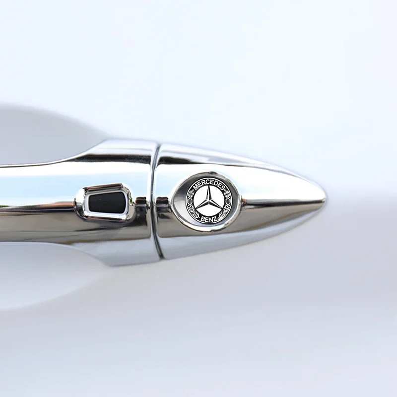 Car Lock Keyhole Stickers Door Lock Protect For Mercedes-Benz V177 W247 W176 W177 W207 W203 W204 GLA GLC