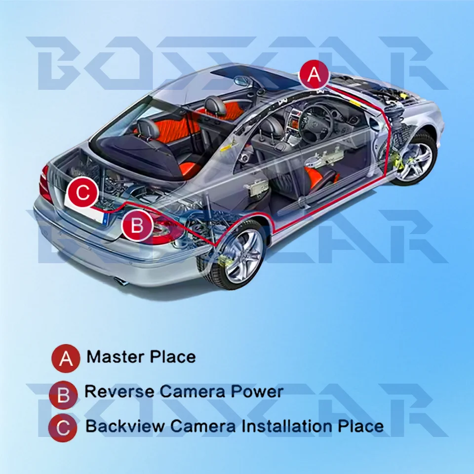 Front and Rear Cameras Car Universal 170 Degree Wide Angle