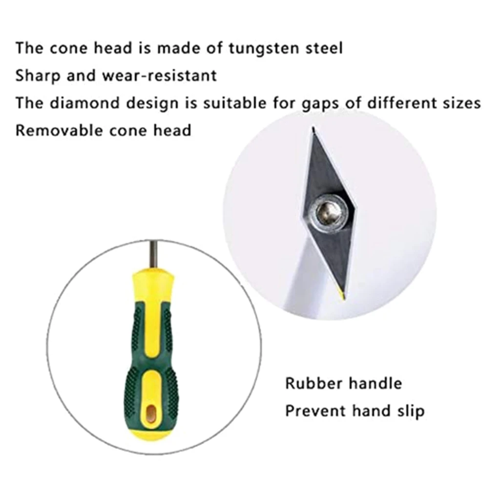 9Pcs Professional Ceramic Tile Grout Remover Tungsten Steel Tiles Gap Cleaner Drill Bit for Floor Wall Seam Cement Tool Dropship 4