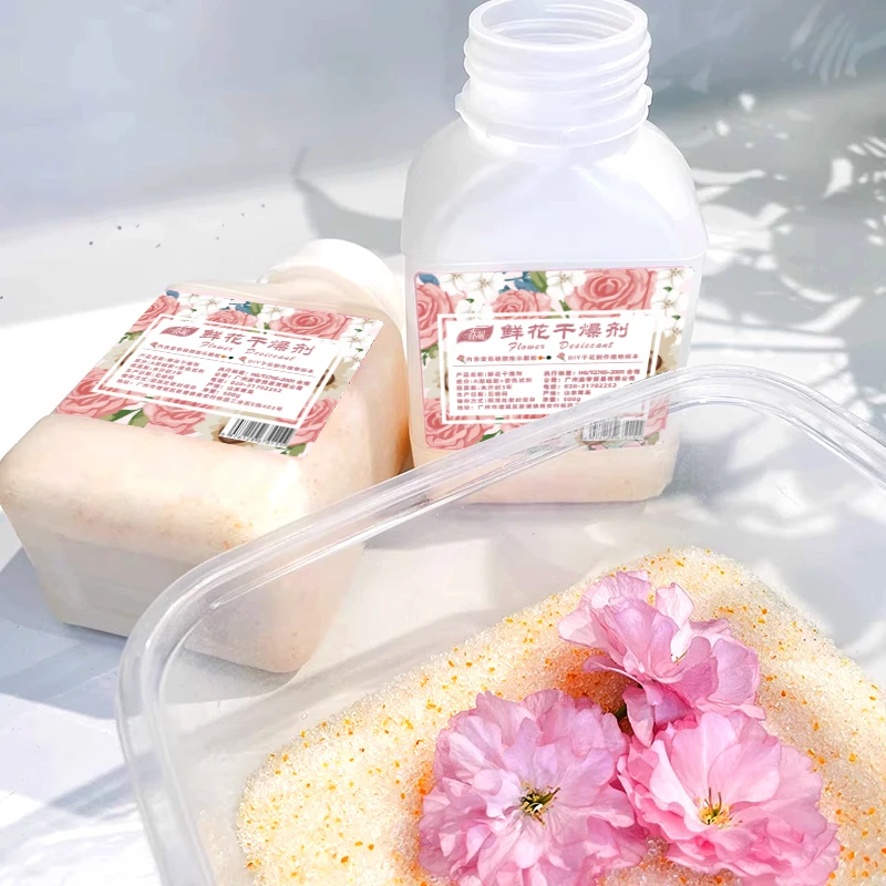 Silica Gel Flower Drying Reusable Desiccant Beads Color Indicating DIY Hand-Dried Color-Changing Non-ToxicCraft Moisture Absorb 4
