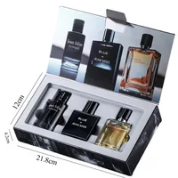 Coffret de parfum masculin Wild Fragrance 30ml X 3 Eau de Toilette, coffret cadeau pour homme, parfum masculin longue durée pour un usage quotidien et des occasions spéciales 6
