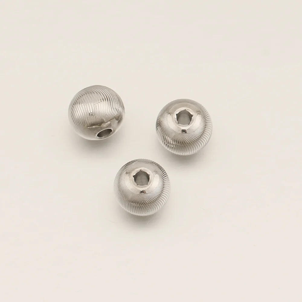 Cordial Design 100Pcs 9*9MM DIY Accessories/Copper Metal Bead/Jewelry Findings & Components/Hand Made/Round Shape/Spacer Beads - cordial