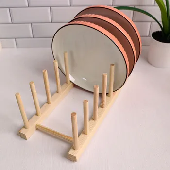 Wooden shelf kitchen dishwashing cover multifunctional drainage rack storage cabinet kitchen miscellaneous shelf storage rack 1