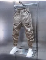 Pantalon sarouel Cargo de luxe, Camping en plein air, sport, pantalons décontractés, survêtement, mode coréenne, marque de haute qualité, vêtements pour hommes 4