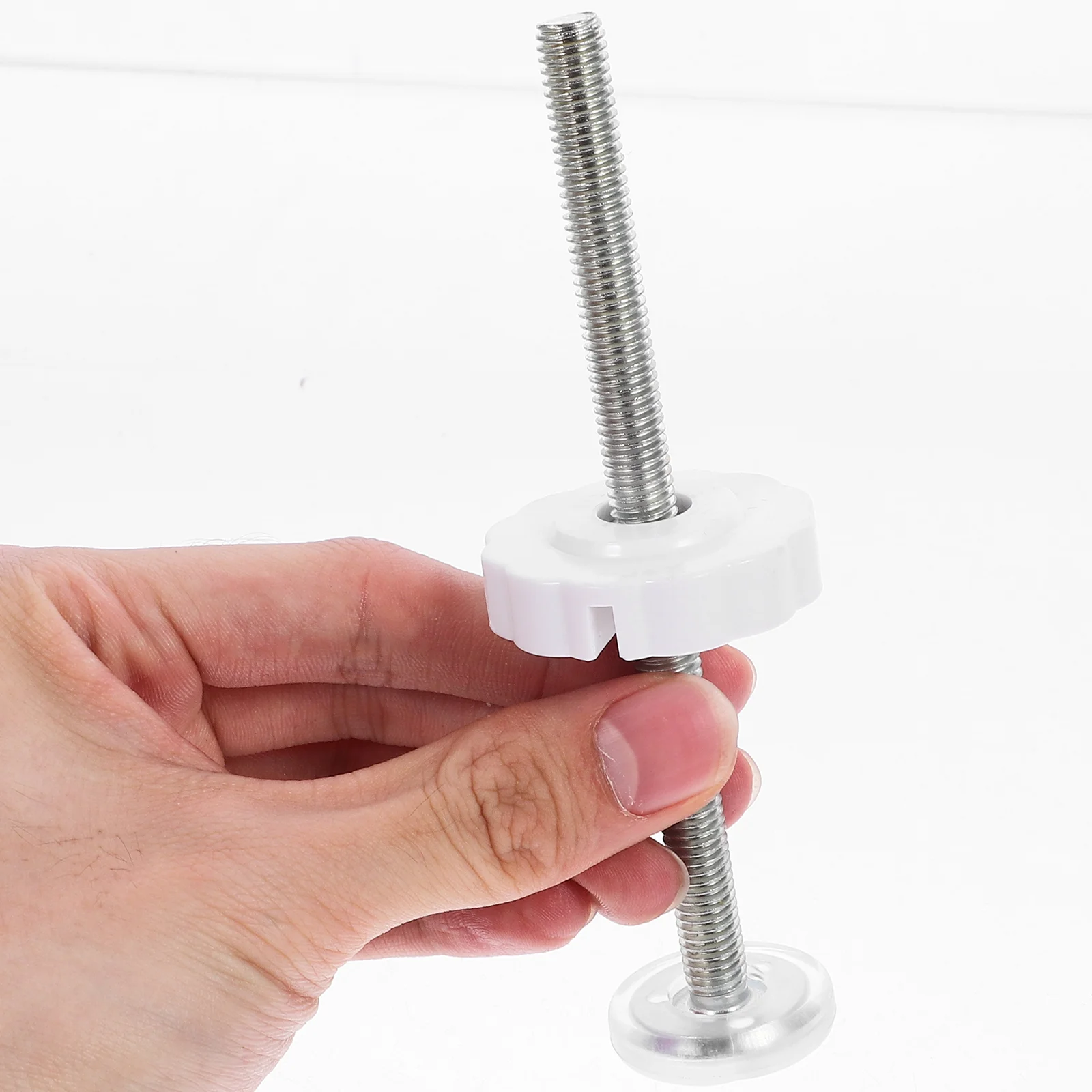 4Pcs Pet Door Bolt Baby Gate Replacement Parts Aluminum Alloy Mounting Hardware Safety Gates Doorways Threaded Rod Gate