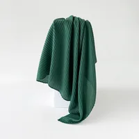 Fashion Wrinkle Bandana Head Women Scarf Solid Color Cotton Hijab Scarfs for Ladies 90CM Square Shawls Wraps Soft Neck Scarves 5