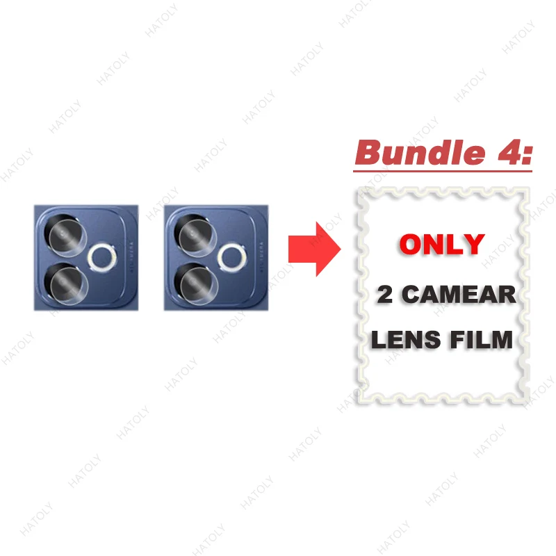 Premium Glass Screen Protector with Black Edge & Camera Lens Shield