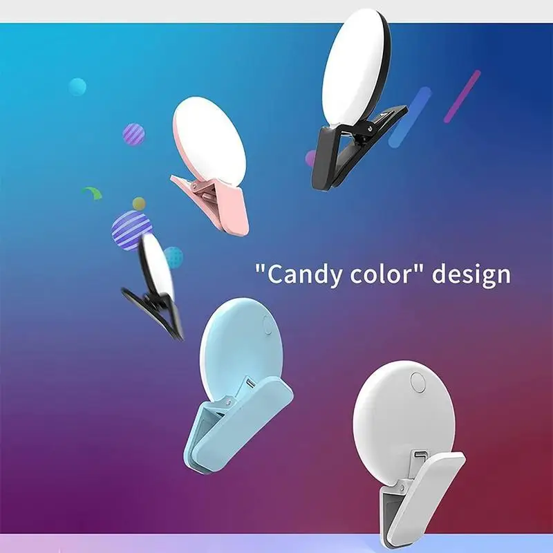 Portable LED External Fill Light for Mobile Phone Photography